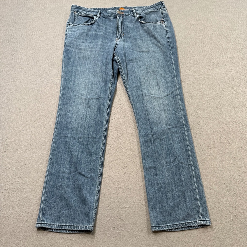 Tommy Bahama Jeans Men's 38x32 Blue Denim Medium Wash Straight Leg Relaxed Fit